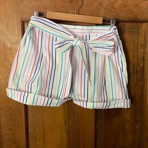 J.Crew Multicolored striped shorts